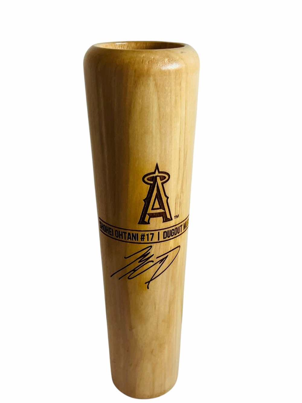 Anaheim Angels Shohei Ohtani Signature Dugout Wood Mug